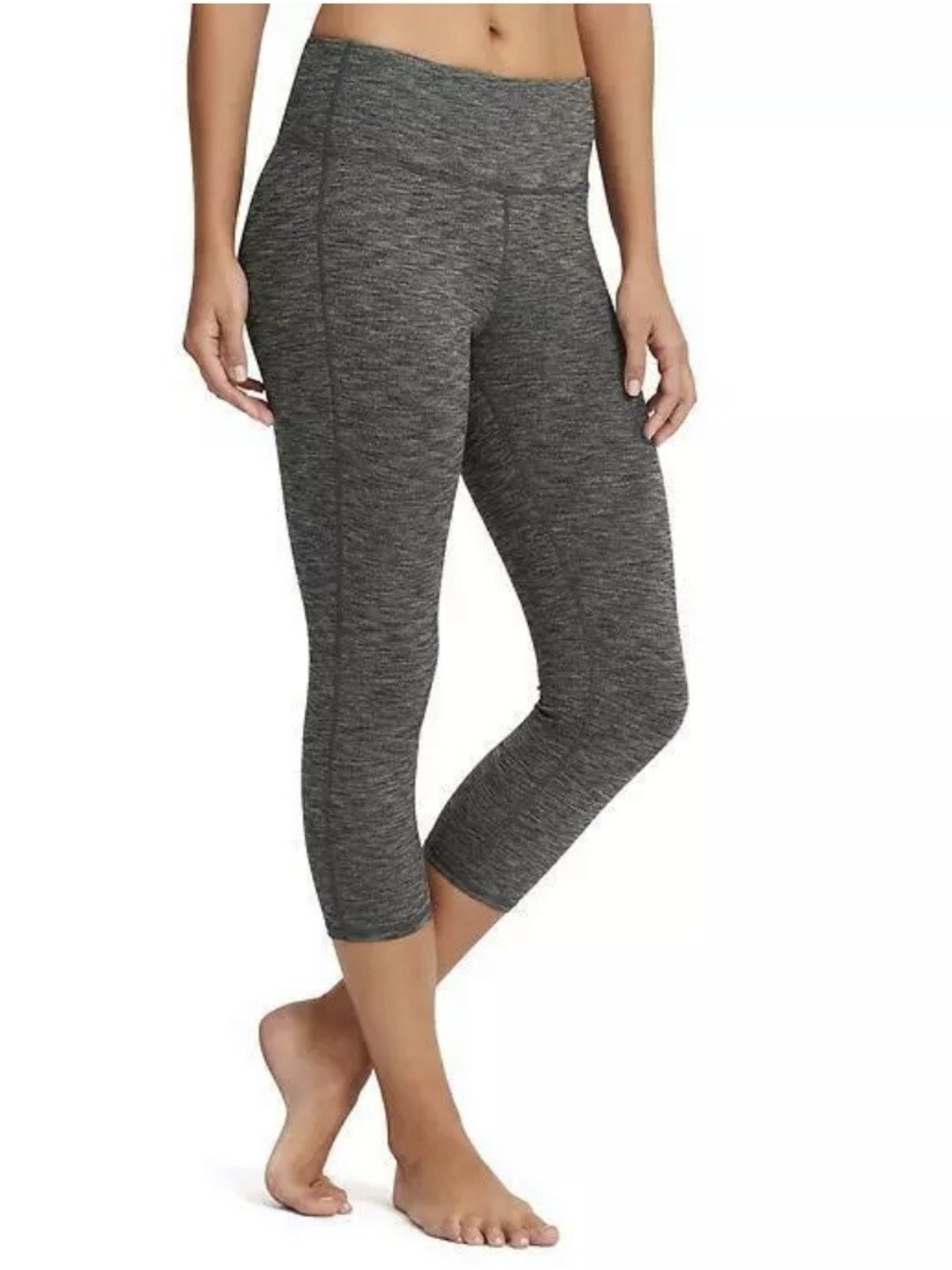 Athleta Energy Chaturanga Leggings Heather Charcoal Gray Active Leggings small